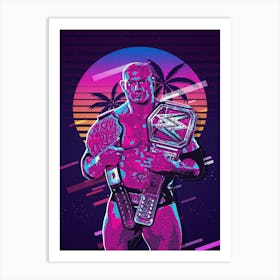 Batista 80s Retro Art Print