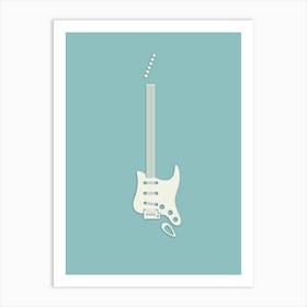 Guitar Art - S Type Art Print