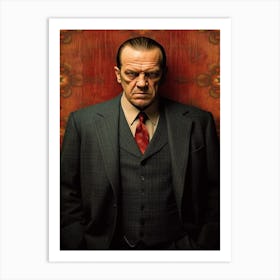 Gangster Art Frank Costello The Departed 2 Art Print