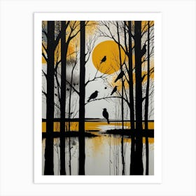 Crows In The Trees Poster