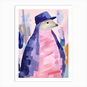 Playful Illustration Of Platypus For Kids Room 2 Art Print