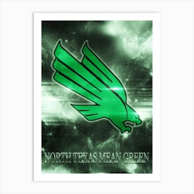 North Texas Mean Green Art Print