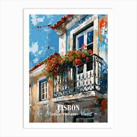 Mediterranean Views Lisbon 3 Art Print