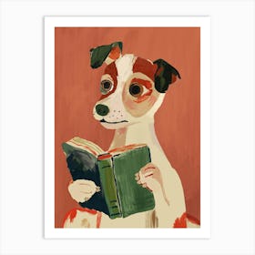 The Bookish Dog Art Print