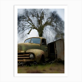 Old Truck Art Print