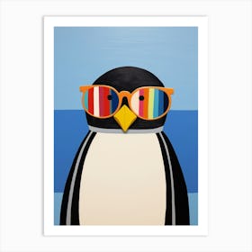 Little Penguin 2 Wearing Sunglasses Art Print