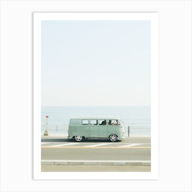 Van Near The Beach Art Print