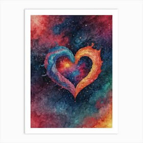 Heart Of The Universe 9 Art Print