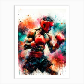 Boxer Canvas Print Art Print