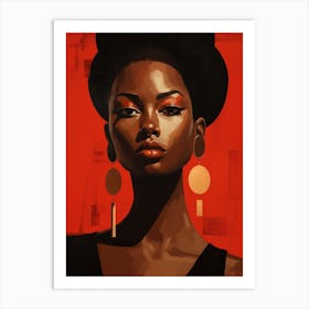 African Woman 26 Art Print