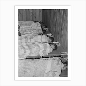 Supervised Sleep In Nursery School, Lakeview Project, Arkansas By Russell Lee Art Print