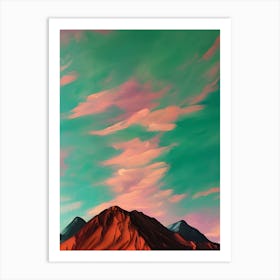 Red Sky at Night Art Print