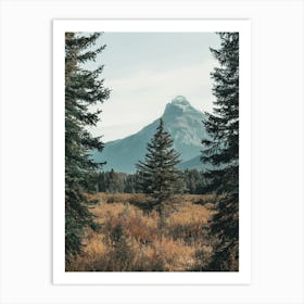 View Of A Mountain Art Print