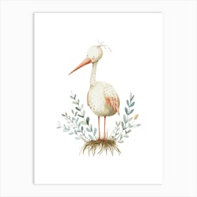 Stork Art Print