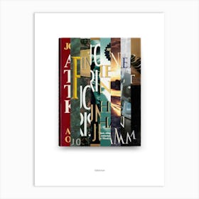 John Grisham - Book Lover Abstract Print -First Edition Covers Affiche