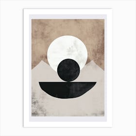 Libreville Stone Park Bauhaus Minimalist Art Print