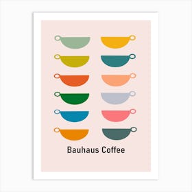 Bauhaus Coffee Art Print