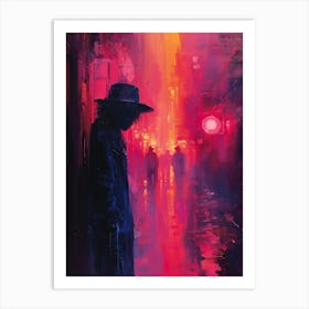 Man In A Hat 1 Art Print