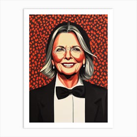 Diane Keaton Illustration Movies Art Print