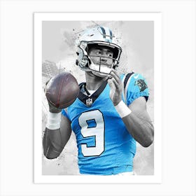 Bryce Young Carolina Panthers Art Print