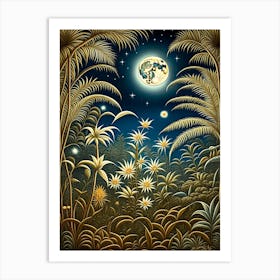 Night In The Jungle Art Print