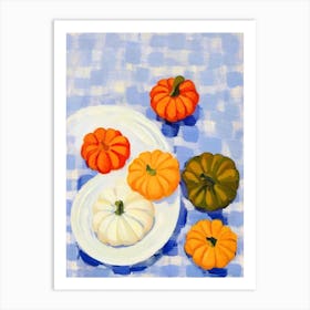 Pumpkin 2 Tablescape vegetable Art Print