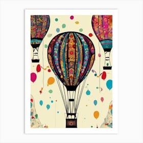 Better than One Hot Air Balloon Art Print