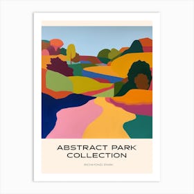 Abstract Park Collection Poster Richmond Park London 3 Art Print