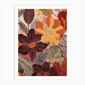 Fall Botanicals Hellebore 2 Art Print
