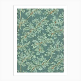 Eastern White Pine tree Vintage Botanical Art Print