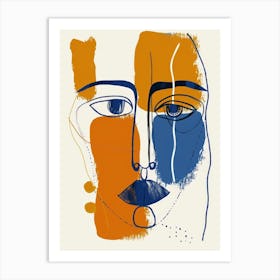 Face Of A Woman 92 Art Print