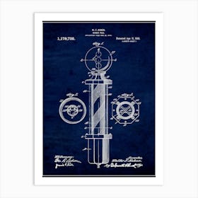 Barbers Pole 1916 Art Print