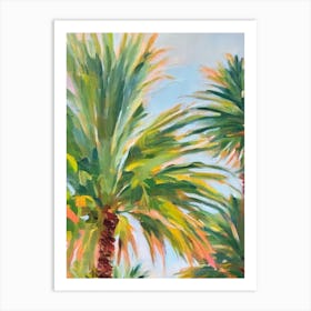 Lady Palm 3 Impressionist Painting Art Print