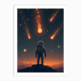 Bitcoin 9 Art Print