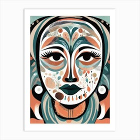 Woman'S Face 6 Art Print