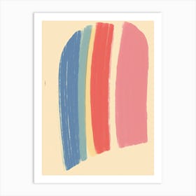 A Rainbow Abstract 1 Art Print