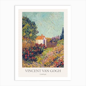 Landscape, Vincent Van Gogh Poster Art Print