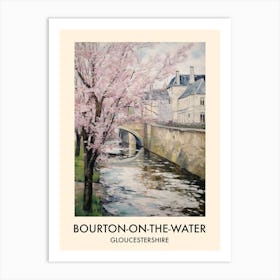 Bourton On The Water (Gloucestershire) Painting 2 Travel Poster Art Print