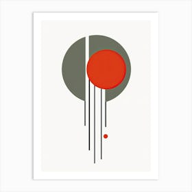 Amsterdam Linear Design Minimalist Bauhaus Art Print