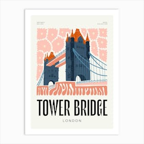 Travel Tower Bridge London Abstract Gallery Art Print