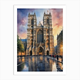 Westminster Abbey Sightseeing Art Print