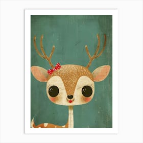 Deer Canvas Print 7 Art Print