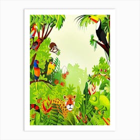 Tropical Rainforest Art Print