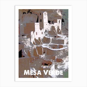 Mesa Verde, National Park, Nature, USA, Wall Print, 1 Art Print