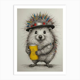 Hedgehog 35 Art Print