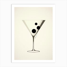 Mid Century Modern Vesper Floral Infusion Cocktail 2 Art Print