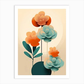 Flowers In A Vase 5 Art Print