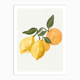 Lemons Art Print