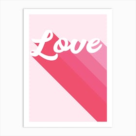 Retro Love Art Print