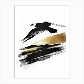 Eagle In Flight 2 Art Print